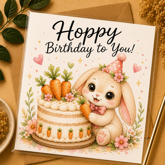 Hoppy Birthday To You! Kaart