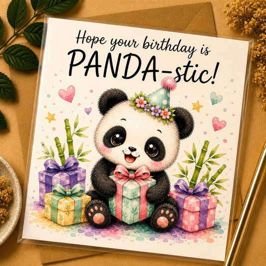 Hope Your Birthday Is PANDA-stic! Kaart