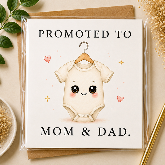 Promoted To Mom & Dad. Kaart