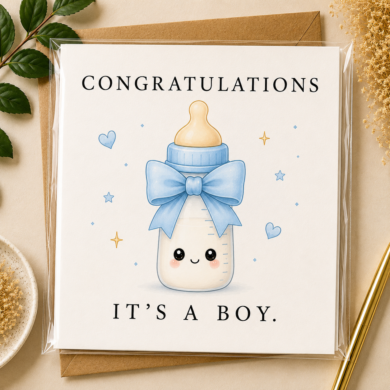 Congratulations, It’s A Boy. Kaart