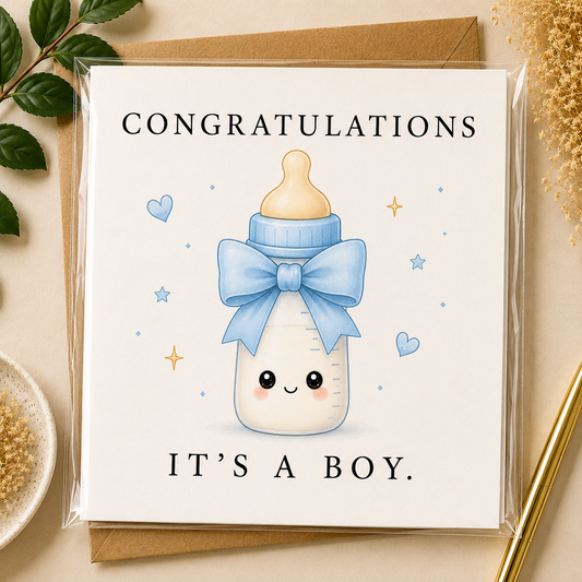 Congratulations, It’s A Boy. Kaart