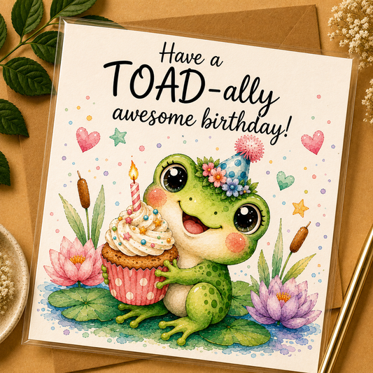 Have a TOAD-ally Awesome Birthday! Kaart