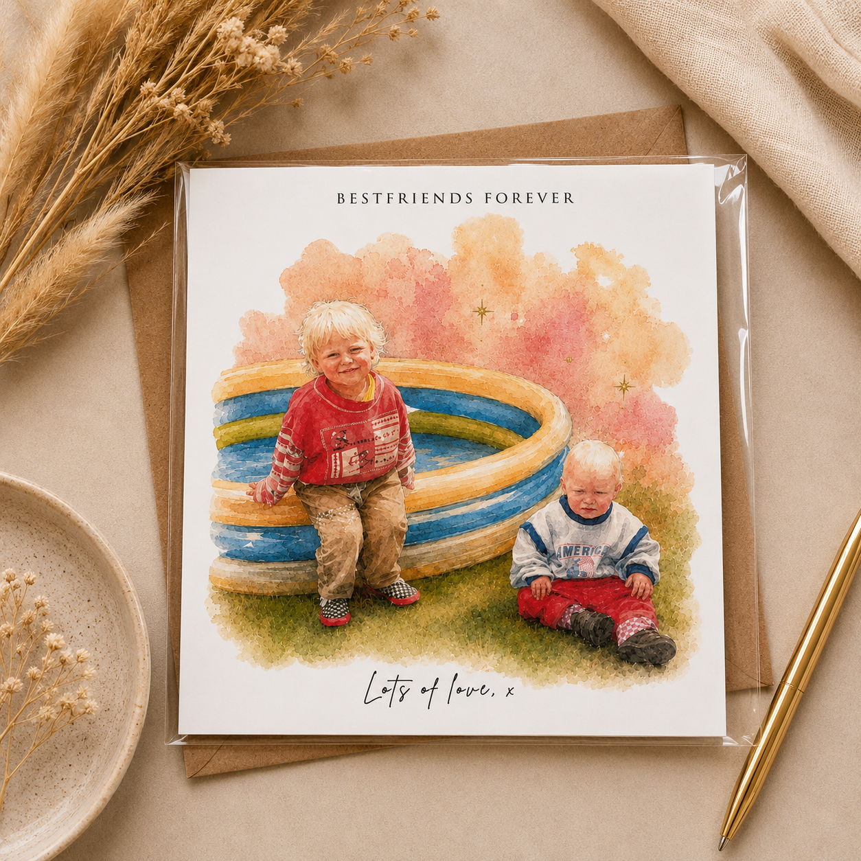 Kaart met Jouw Foto - Volledig Gepersonaliseerd