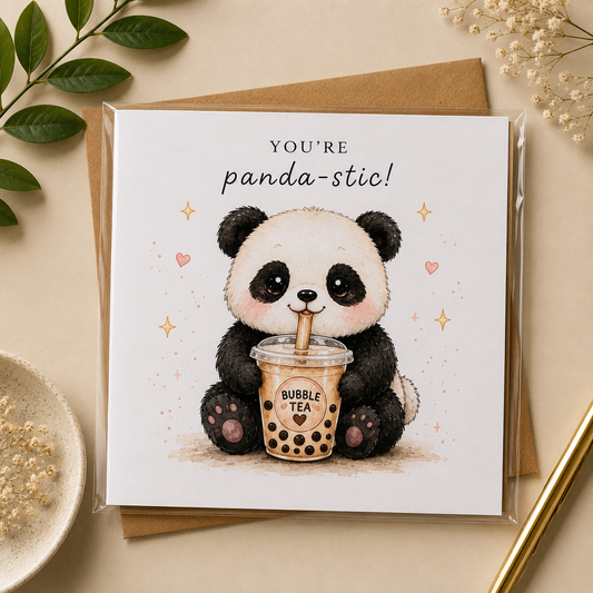 Du bist Panda-stark! Karte