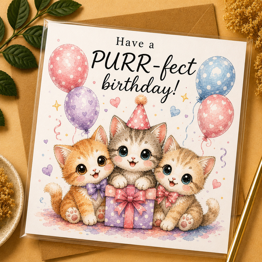 Have a Purr-fect Birthday! Kaart