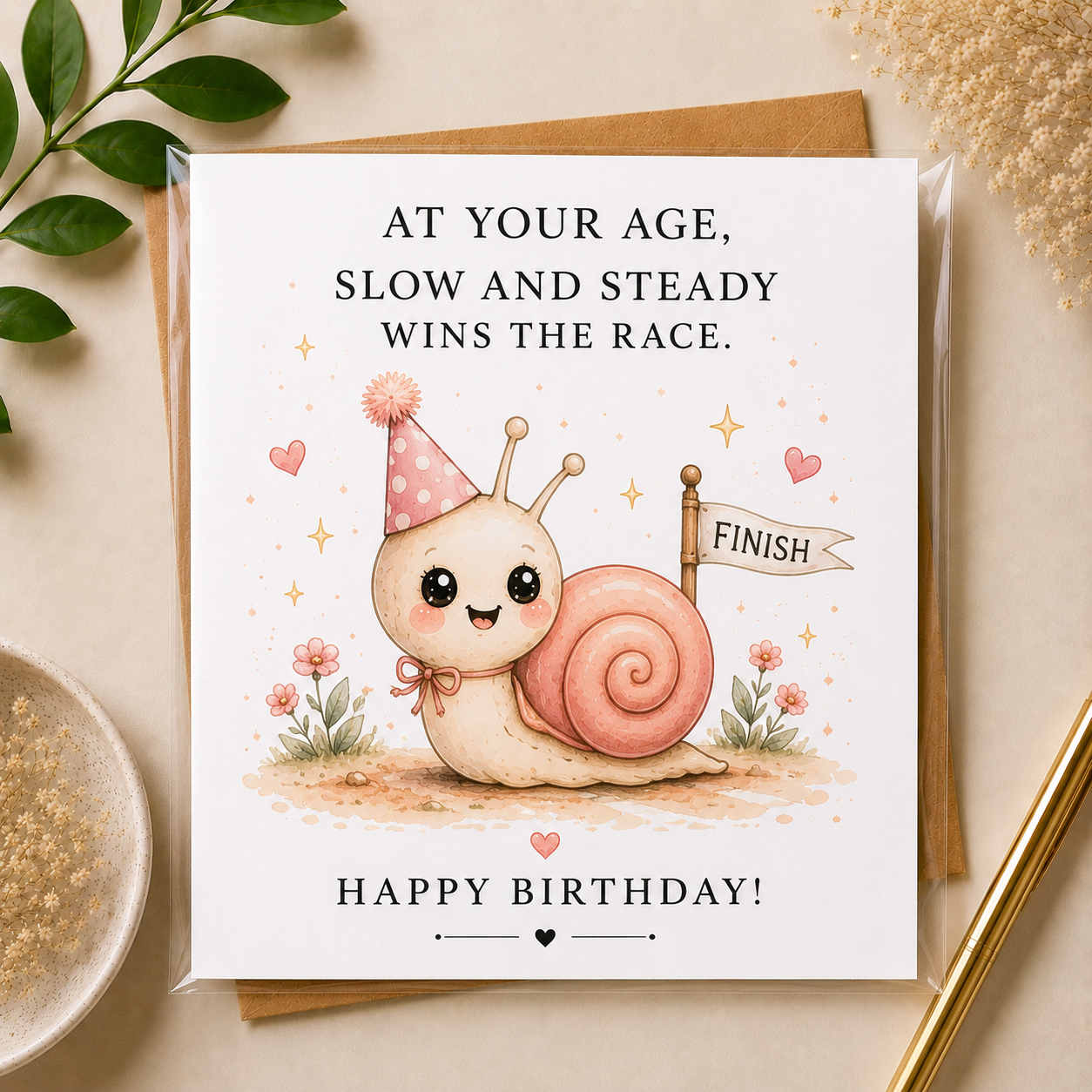 At Your Age, Slow And Steady Wins The Race. Kaart