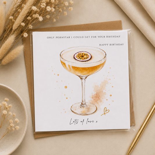Pornstar Martini Geburtstagskarte