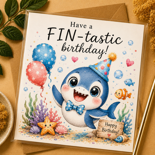 Have a FIN-tastic Birthday! Kaart