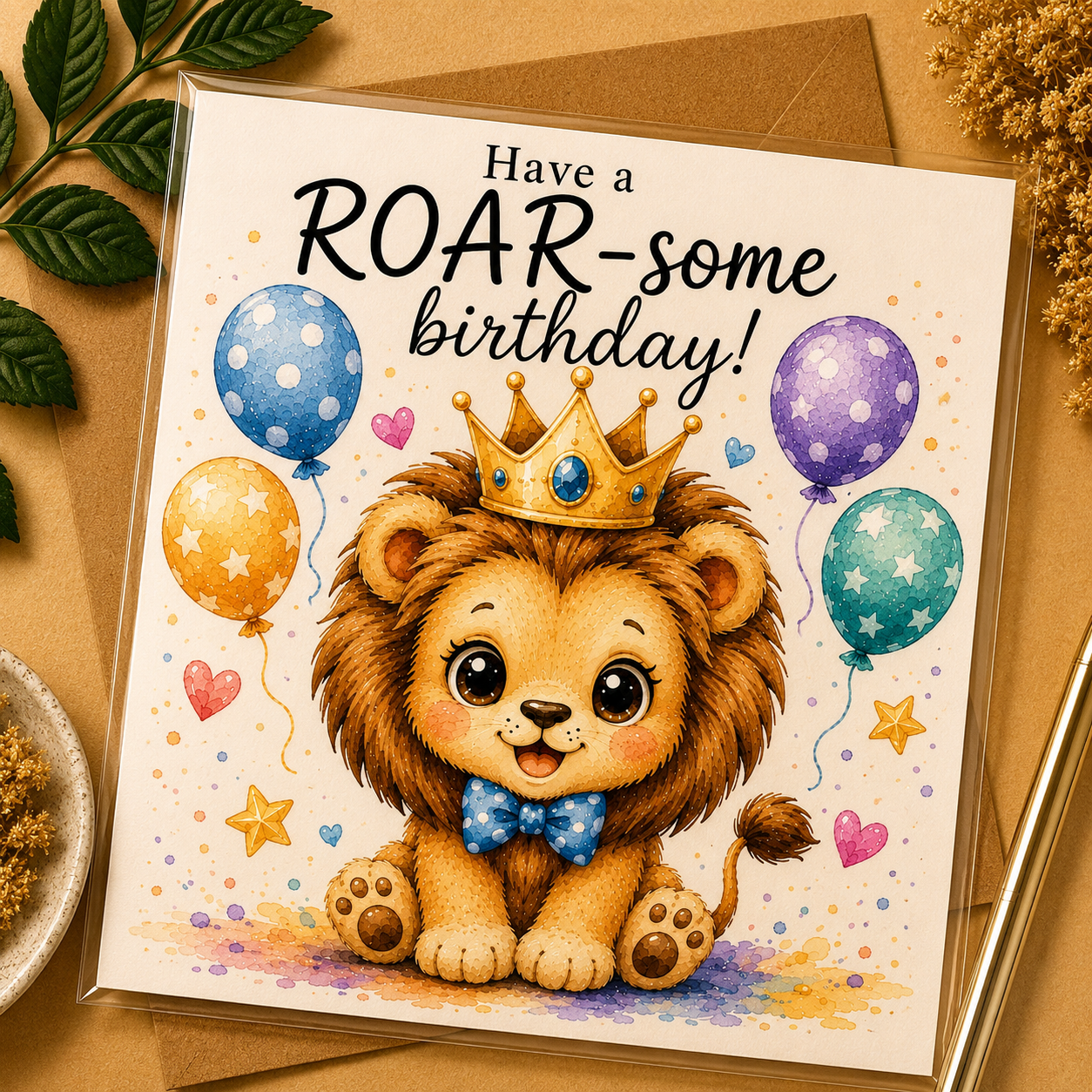 Have a ROAR-some Birthday! Kaart