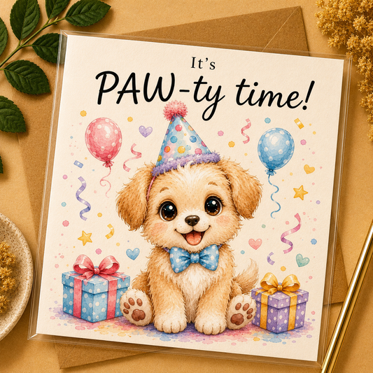 It’s Paw-ty Time! Kaart