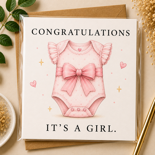 Congratulations, It’s A Girl. Kaart