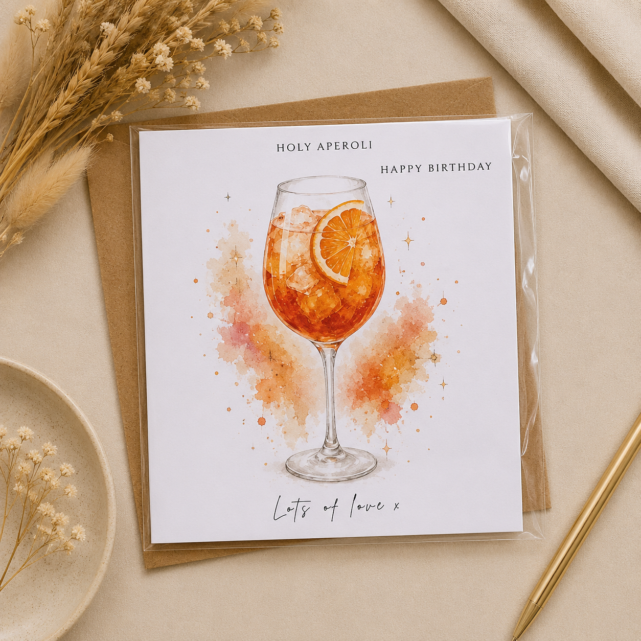 Holy Aperoli Birthday Card