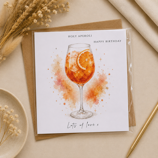 Holy Aperoli Geburtstagskarte