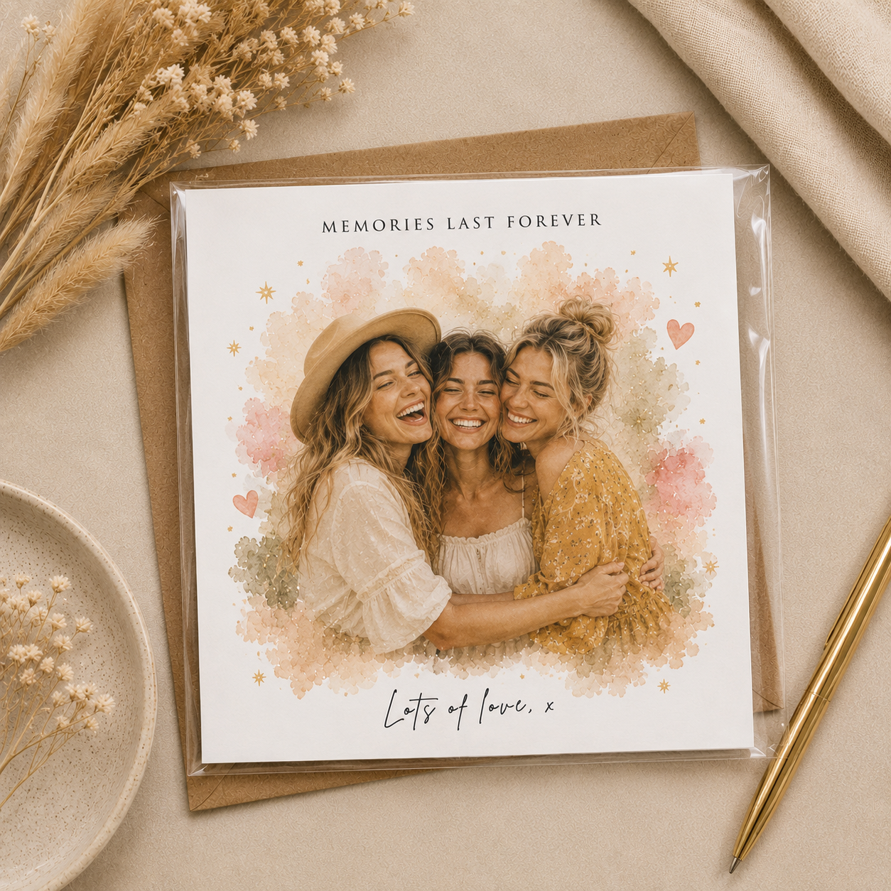 Kaart met Jouw Foto - Volledig Gepersonaliseerd