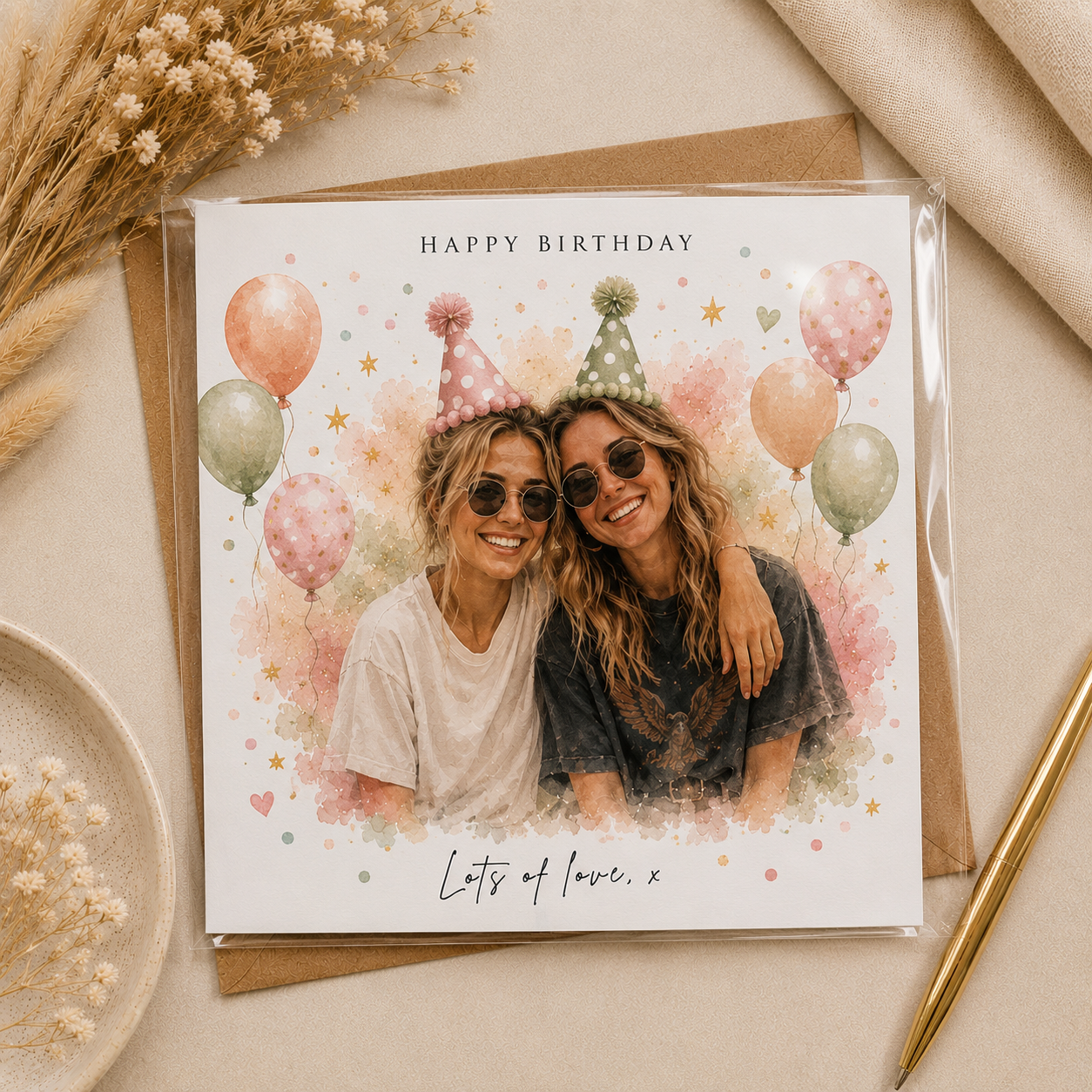 Kaart met Jouw Foto - Volledig Gepersonaliseerd